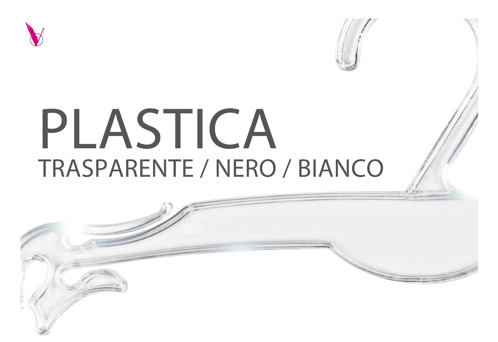 COM-FORT HOUSE Grucce Appendiabiti In Plastica Bianca – Confezione Da 25 E 50, Modello Standard 42 Cm, Resistenti E Sottili - 3