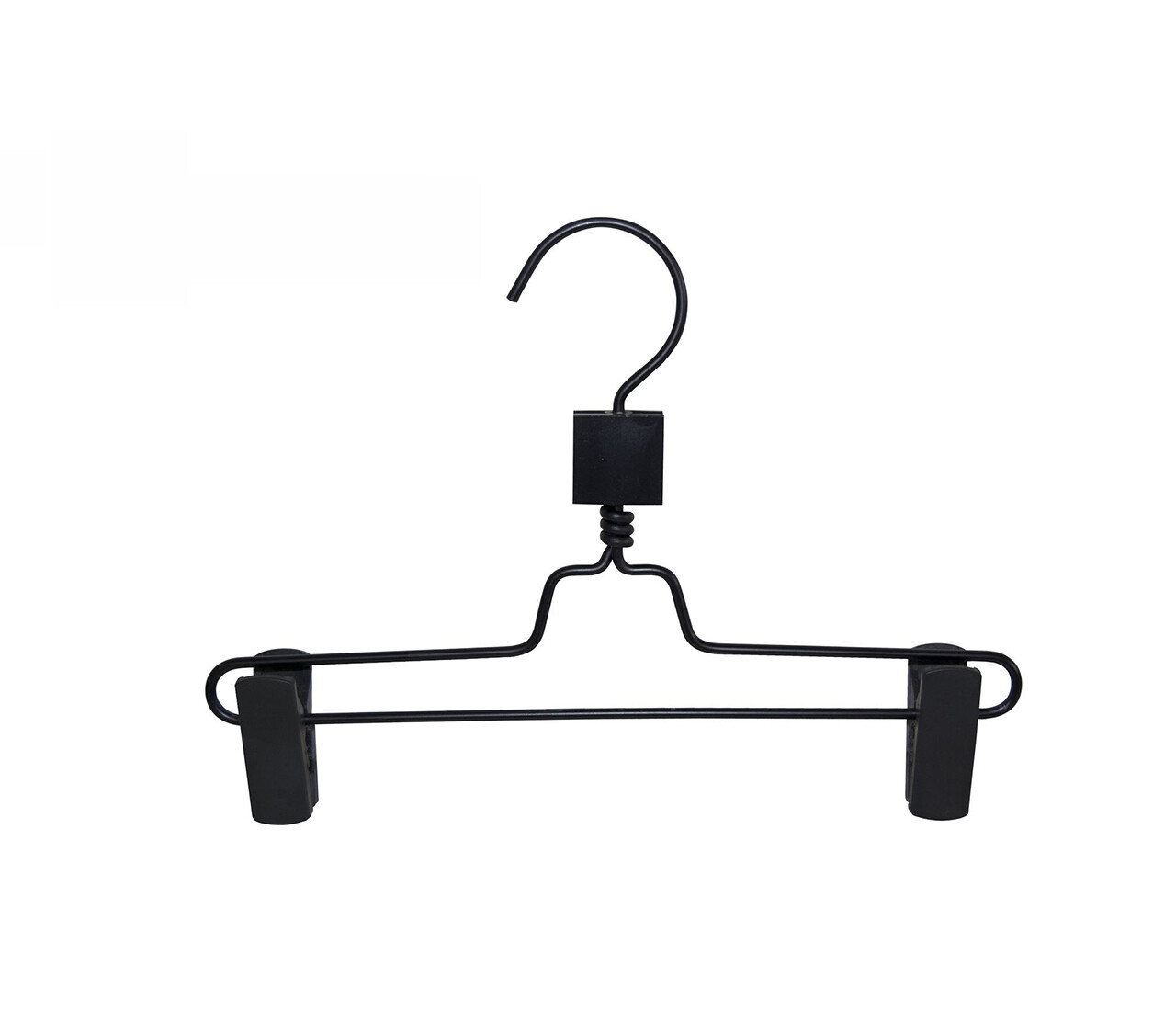 gruccia alluminio nero pinze ALN06 28cm