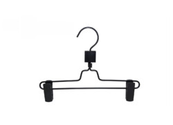 gruccia alluminio nero pinze ALN06 28cm