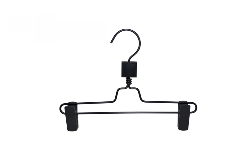 gruccia alluminio nero pinze ALN06 28cm
