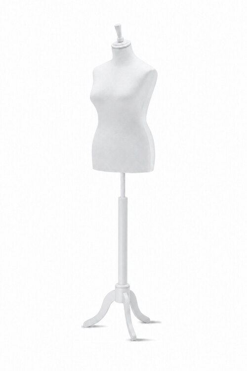 BUSTO SARTORIA DONNA BIANCO CONFORMATO BASE TREPIEDE