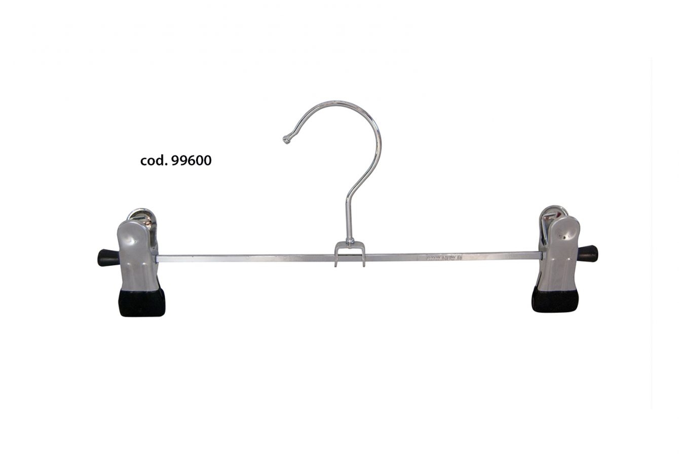 WENKO Set 20 Grucce Appendini Sascha – Metalliche Con Gommino Antiscivolo, Bianco/Cromo, 40,5 Cm