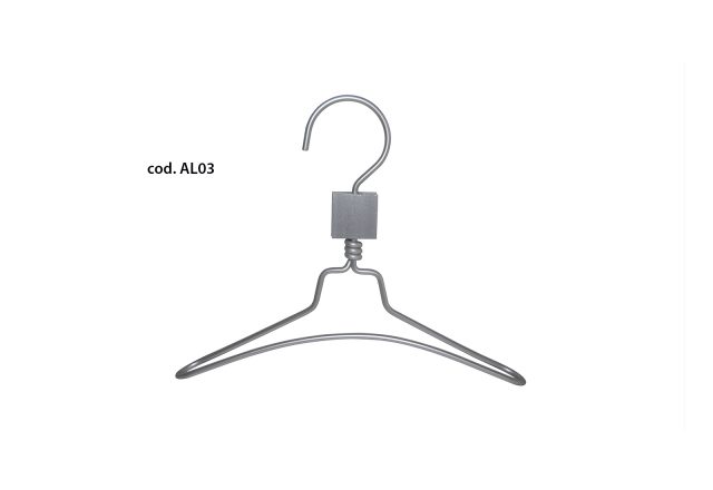 gruccia capospalla alluminio AL03