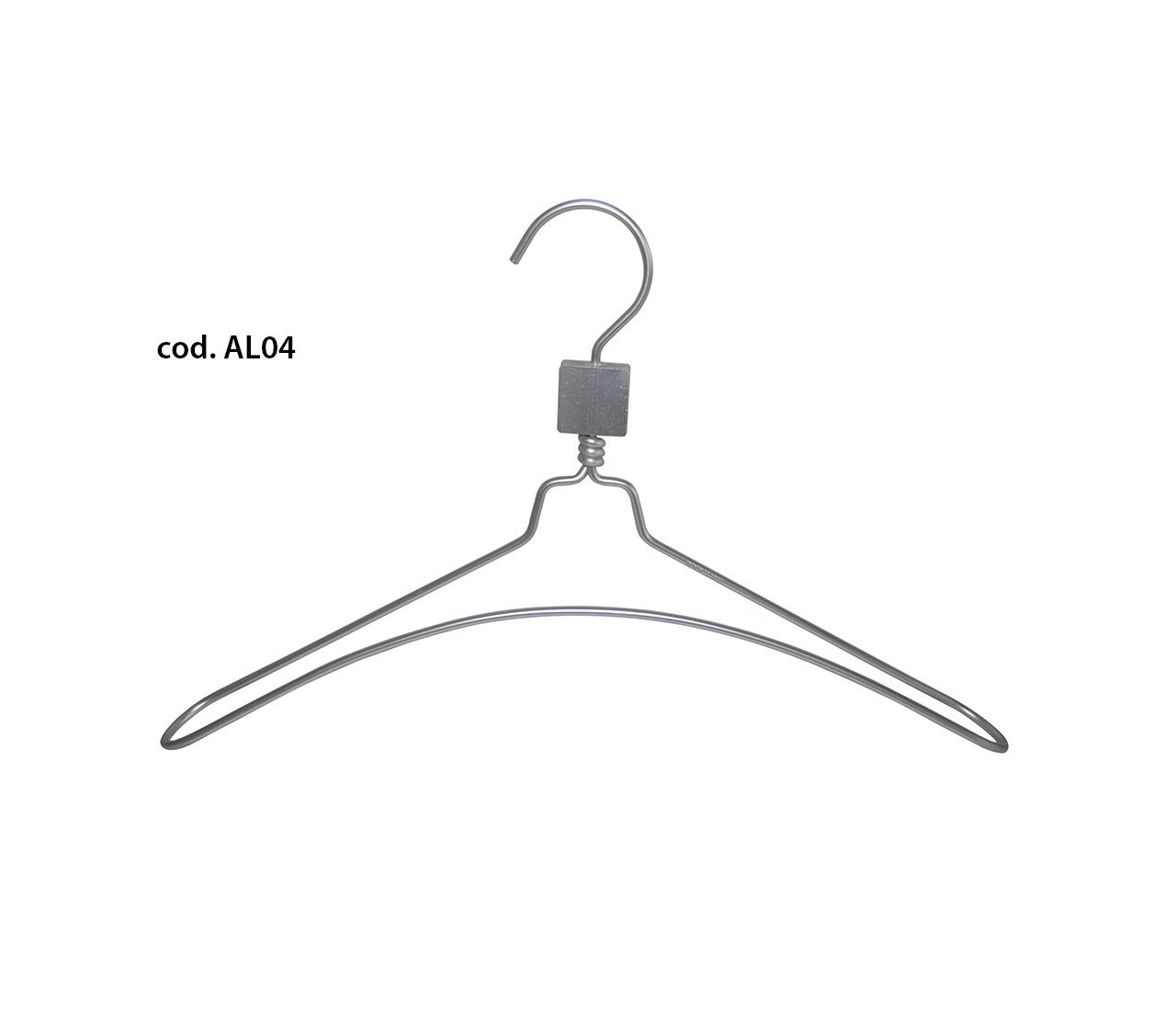 gruccia capospalla alluminioi AL04