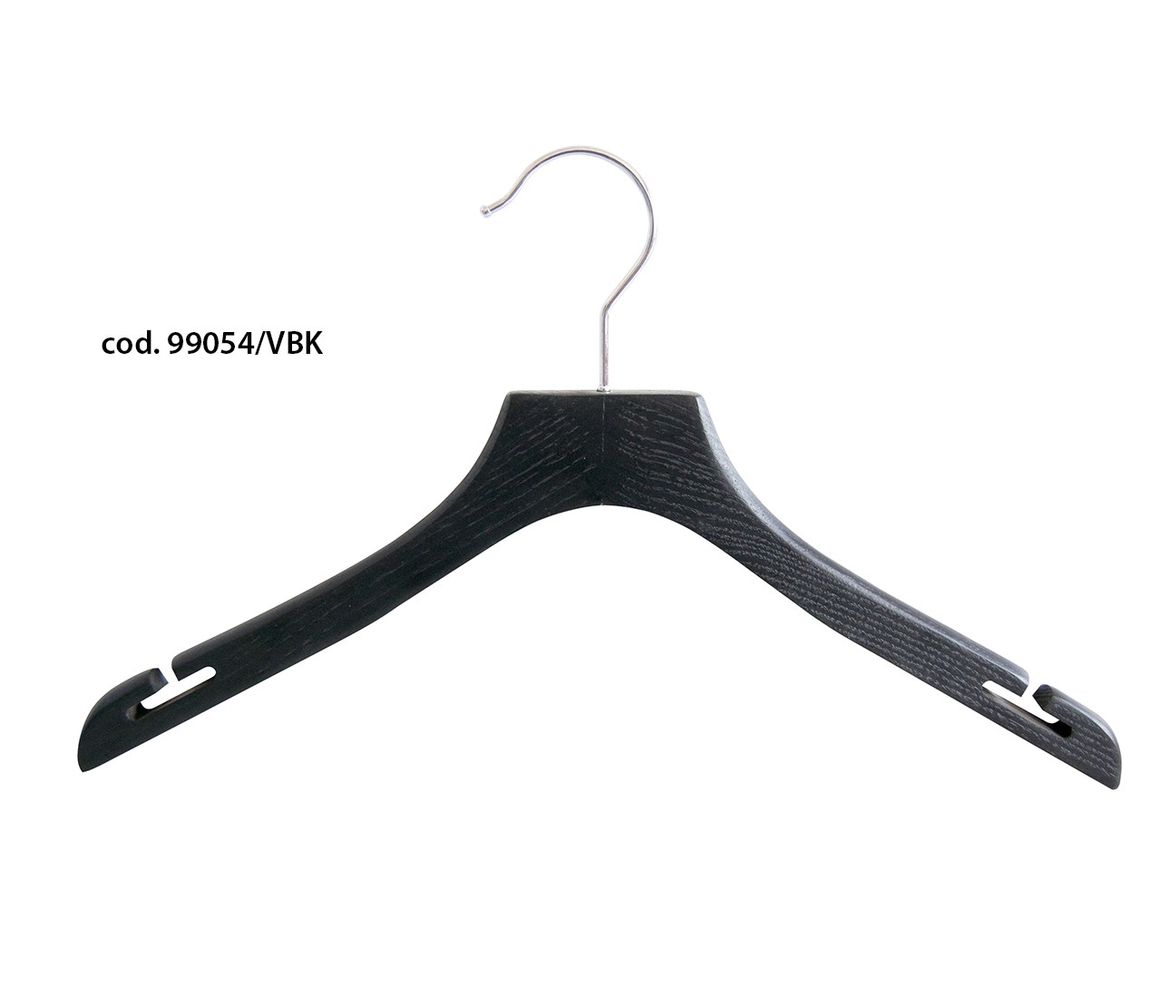 gruccia legno nero venato 99054