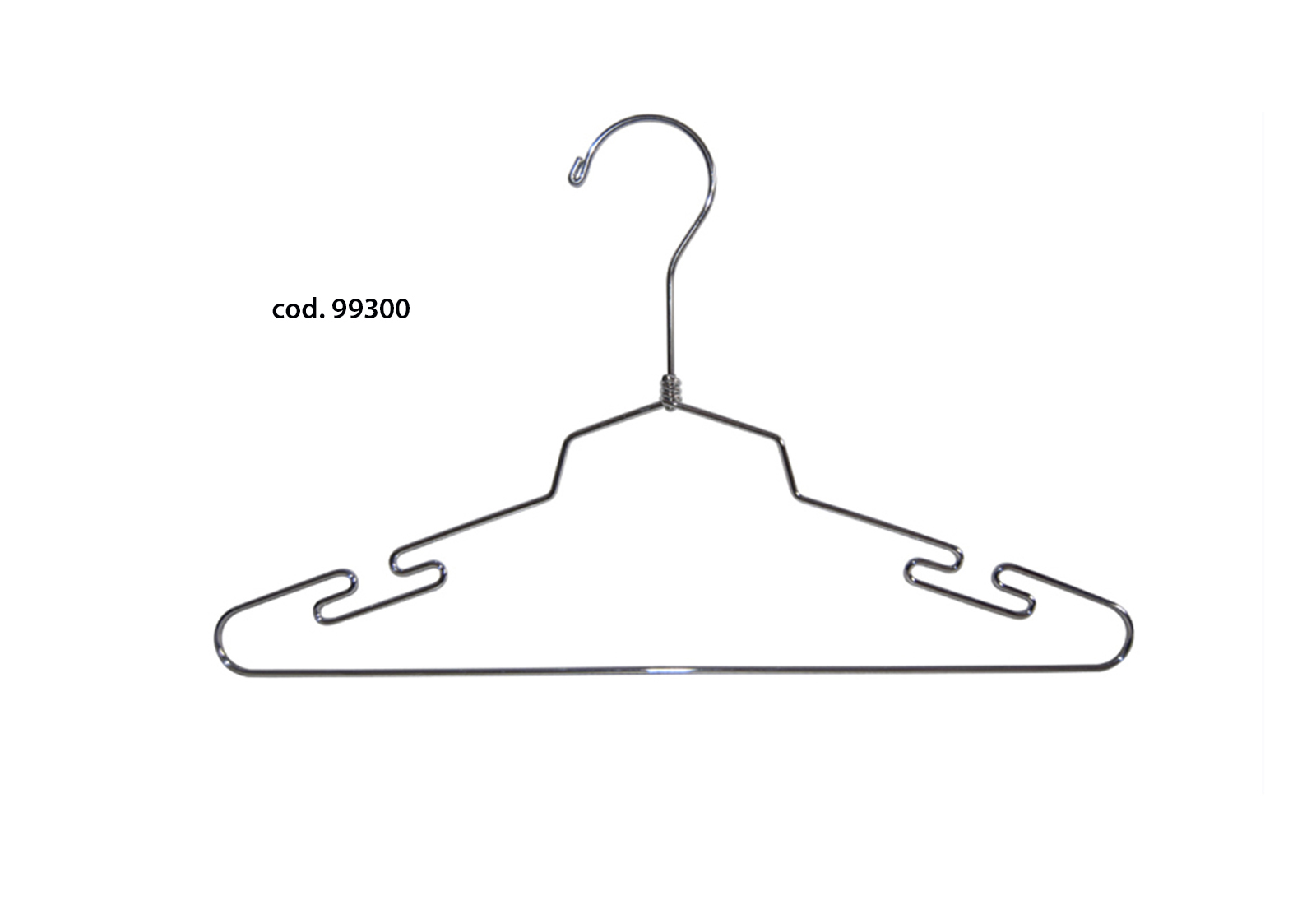 Wesiti 100 Grucce Metalliche Oro In Acciaio Inox 201 - 45 Cm, Sottili Con Tacche Per Abiti, Gonne, Giacche - 3
