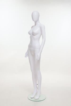 manichino donna plastica bianco SFH6 MW laterale