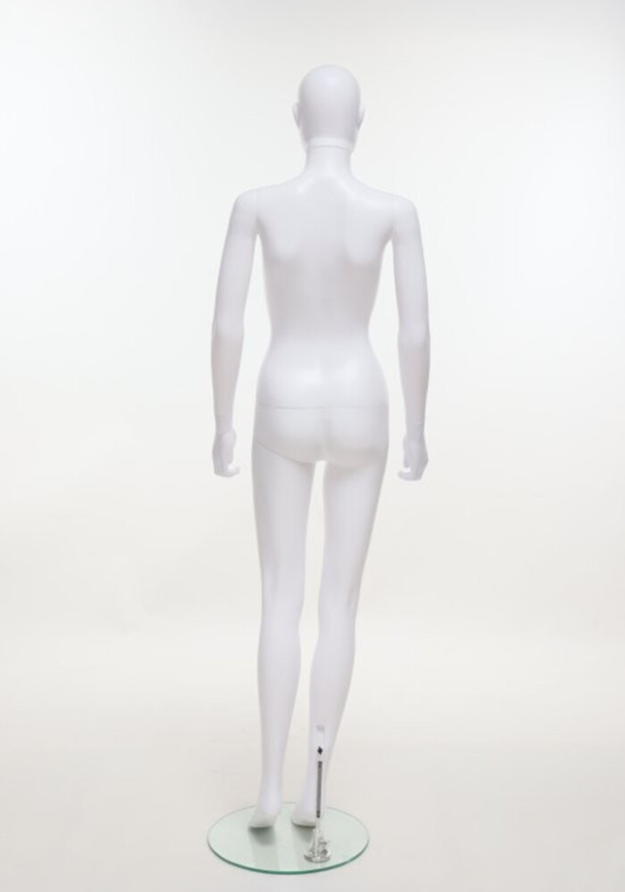 manichino donna plastica bianco SFH6 MW retro