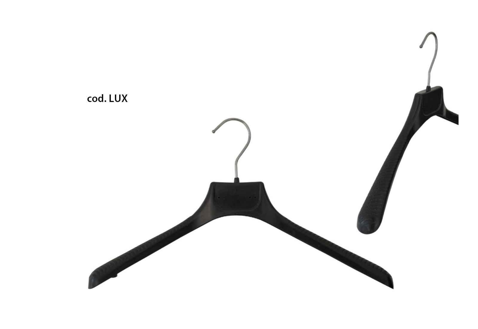 COM-FORT HOUSE Grucce Appendiabiti In Plastica Bianca – Confezione Da 25 E 50, Modello Standard 42 Cm, Resistenti E Sottili - 4