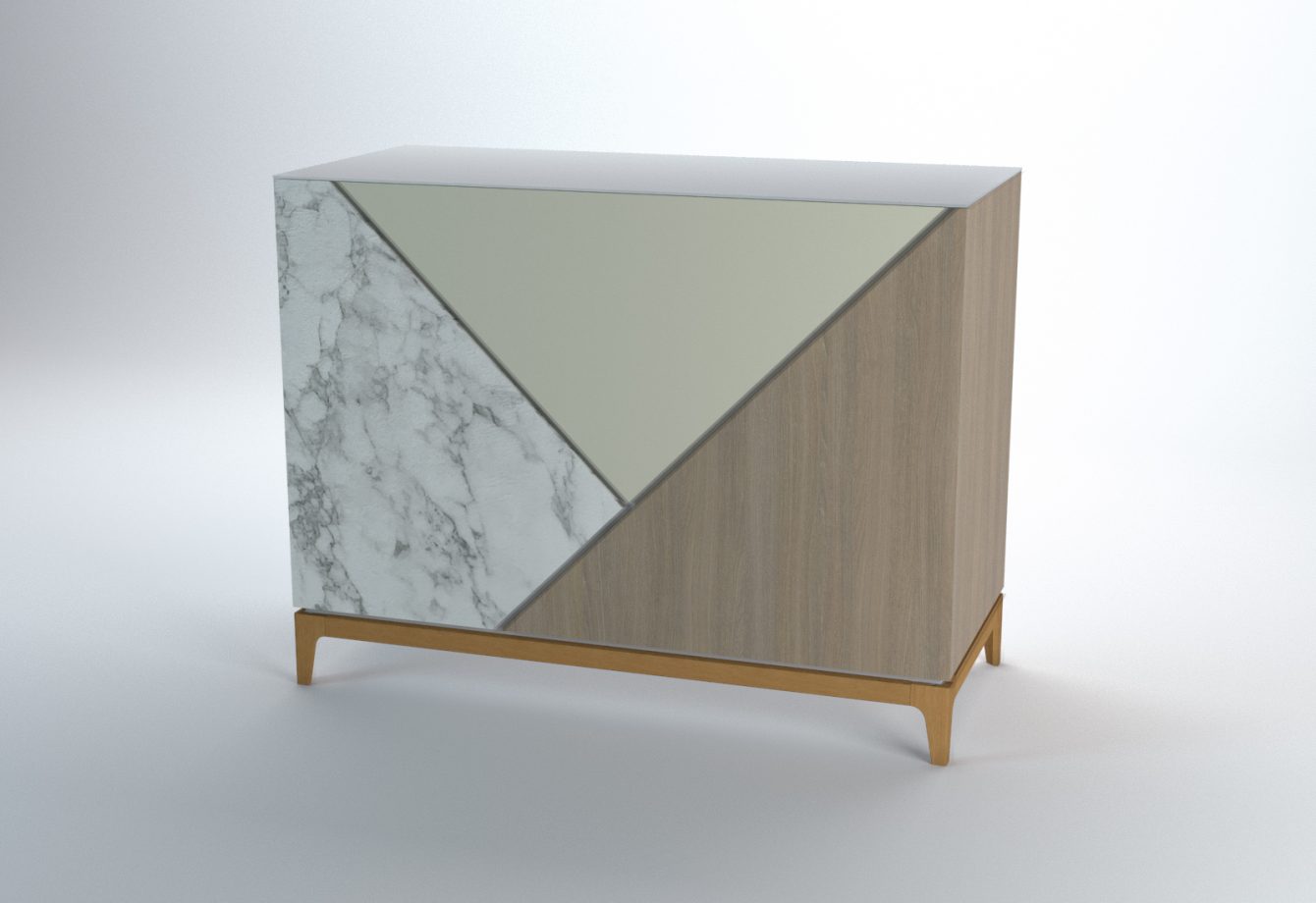 banco cassa trick top vetro avorio marmo bianco acacia