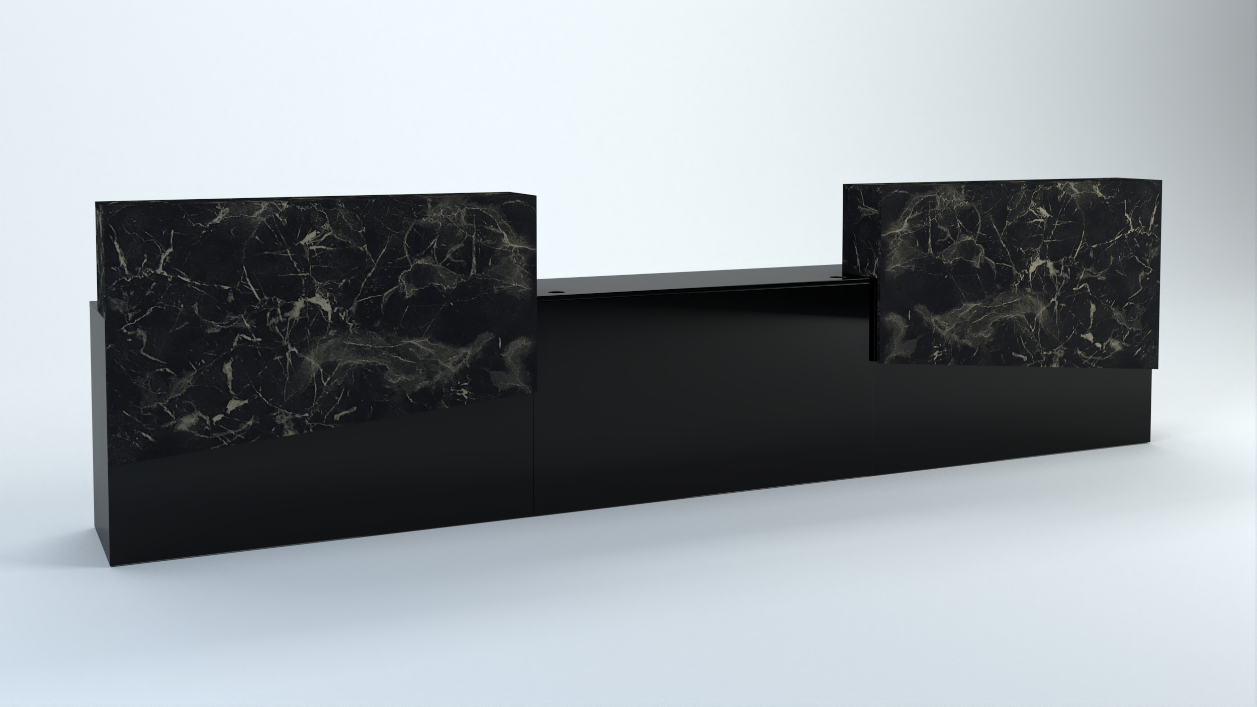 Banco reception design 09 - Vetrinistica Studio