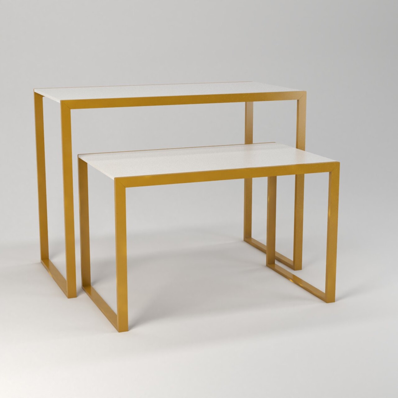 coppia tavolo servizio centro stanza ORO bianco portal 01