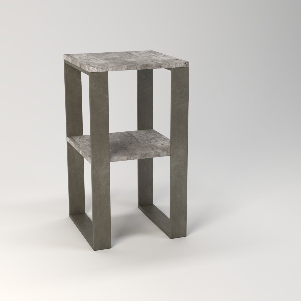 espositore due ripiani iron 01