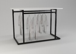 tavolo servizio centro stanza genius nero 01