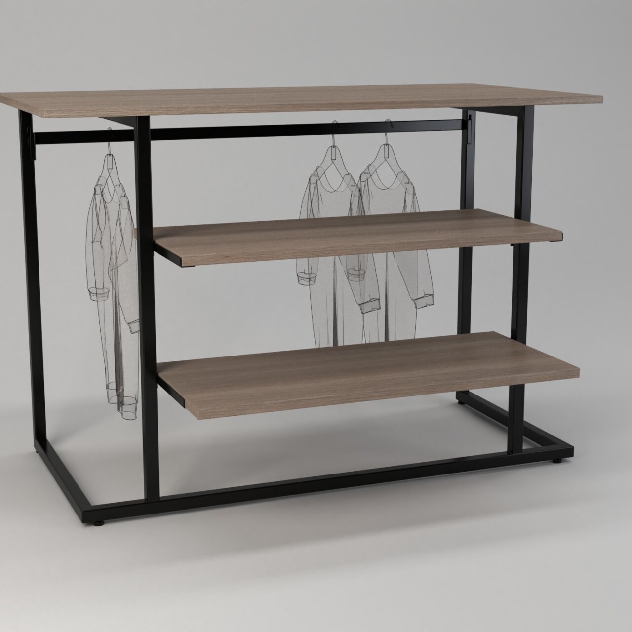 tavolo servizio centro stanza genius nero 02