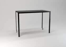 tavolo servizio centro stanza nero ruote dynamic 01