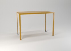 tavolo servizio centro stanza oro ruote dynamic 01