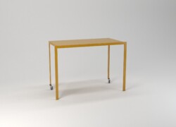 tavolo servizio centro stanza oro ruote dynamic 02