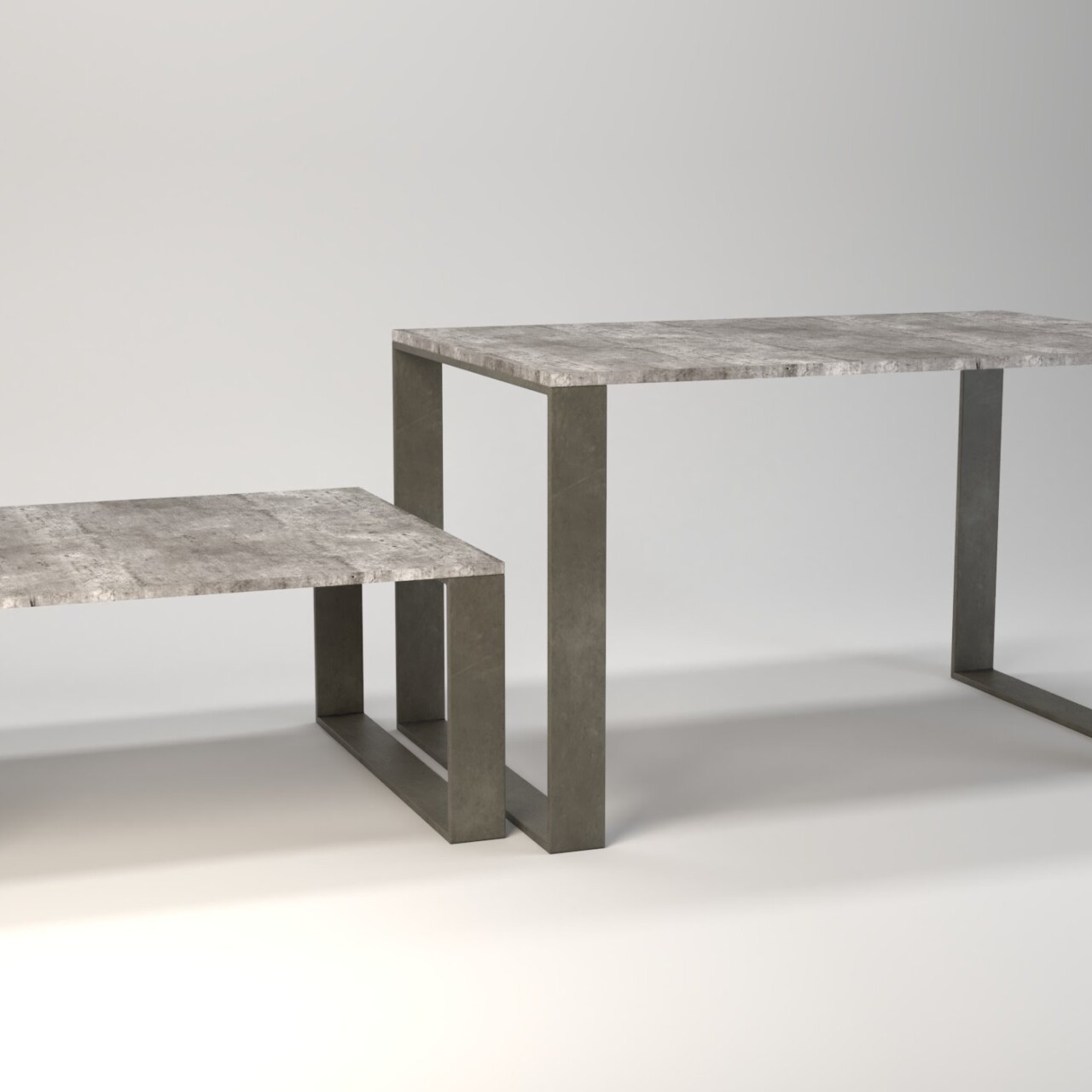 tavolo servizio negozio espositivo iron doppio 02