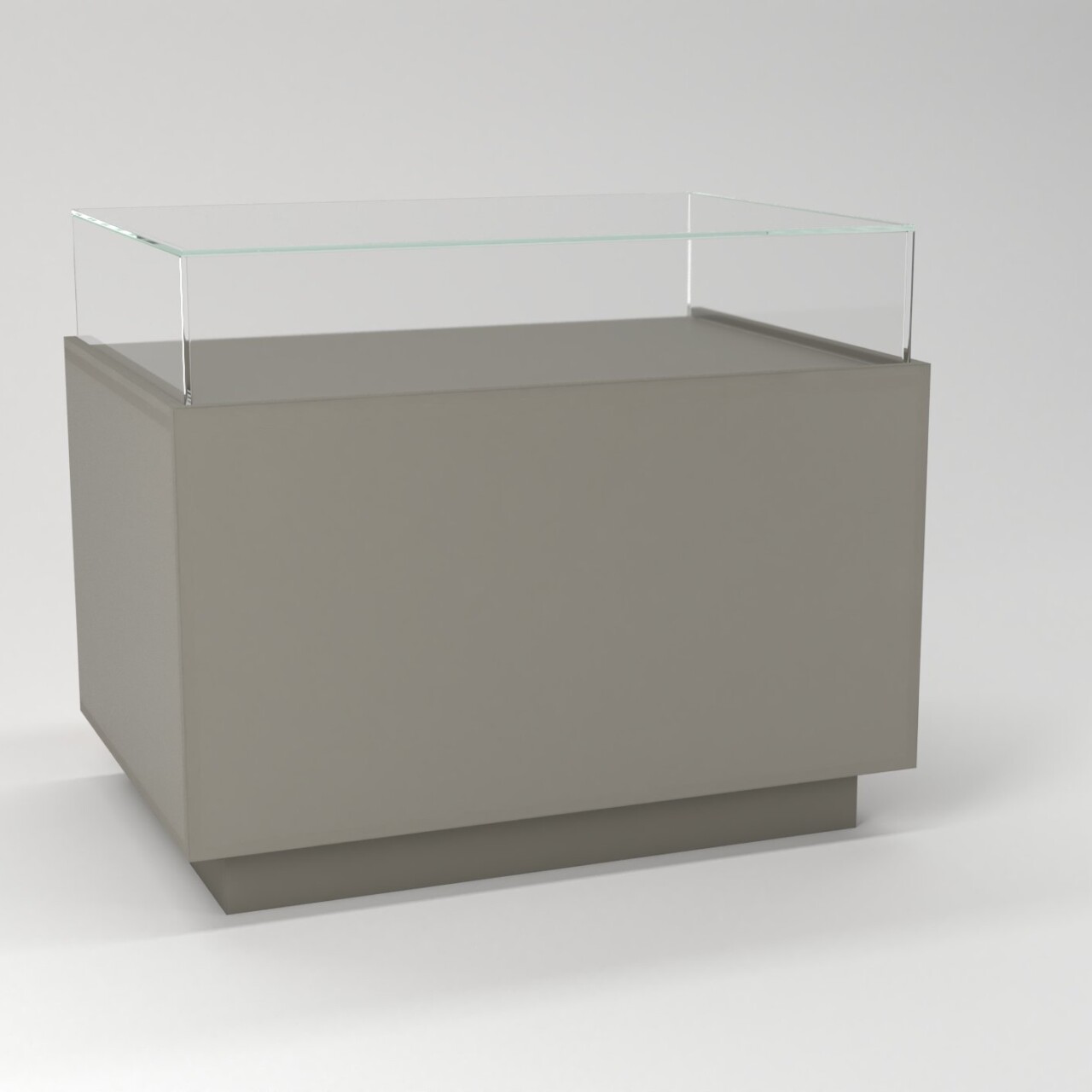 tavolo per negozi teca in vetro espositiva castoro fronte 01