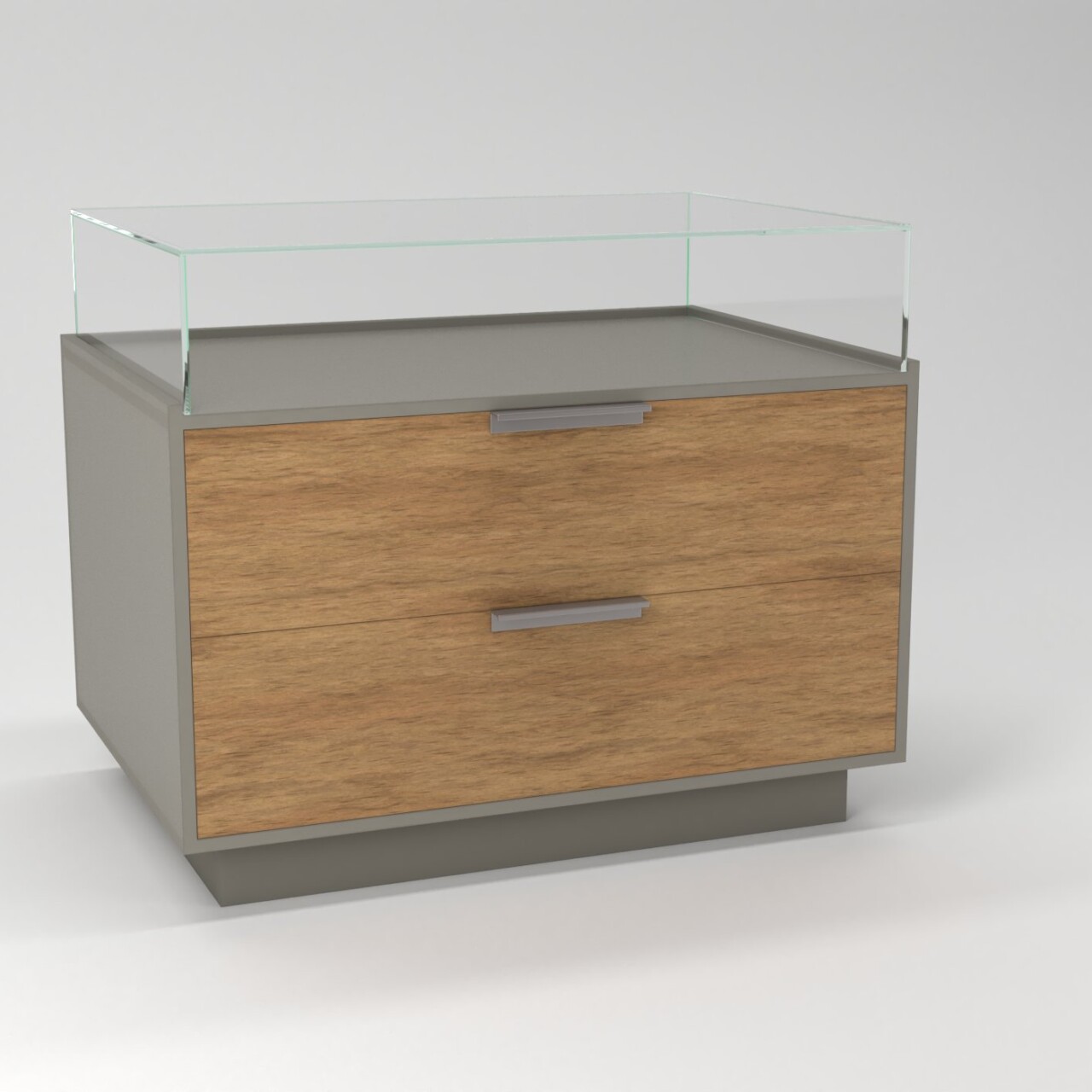 tavolo per negozi teca in vetro espositiva castoro retro 01