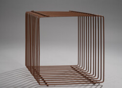 espositori vetrina negozio filo ferro rame DSC 0523