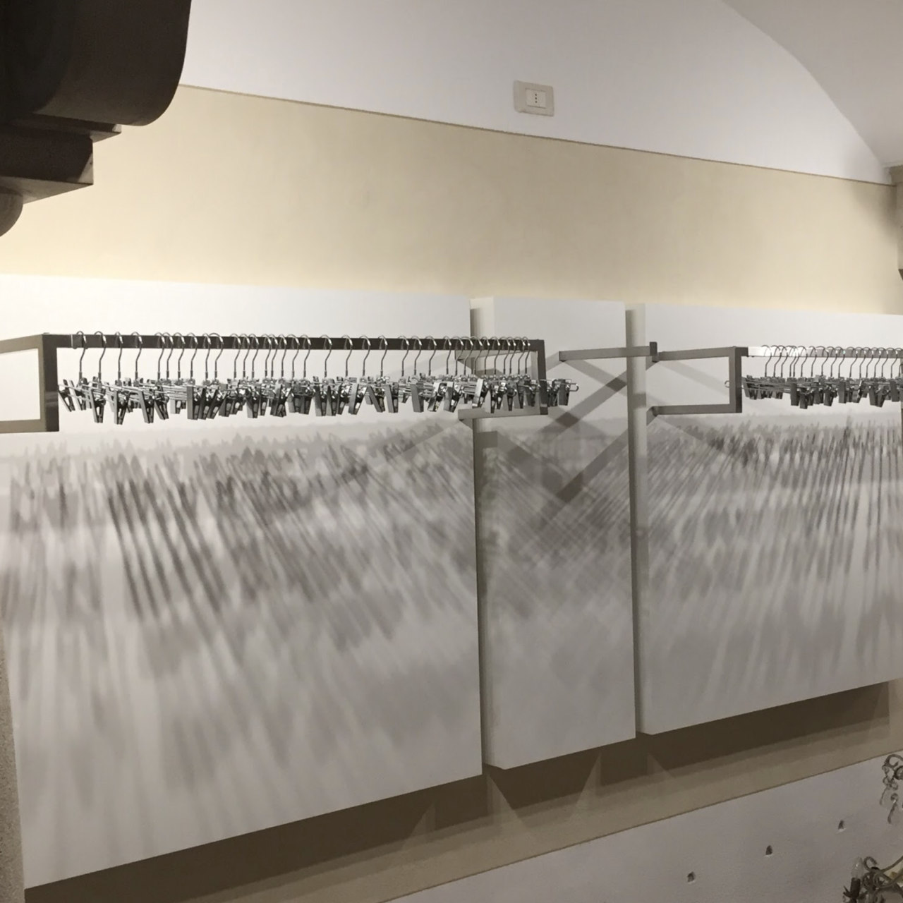 arredo usato appenderia inox satinato 2