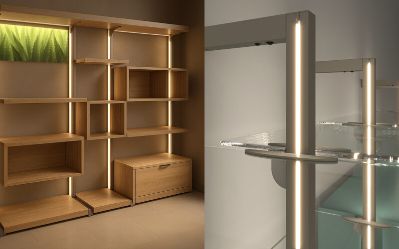 arredo per negozi abbigliamento boutique oggettistica pietre preziose ottica shop interior 01