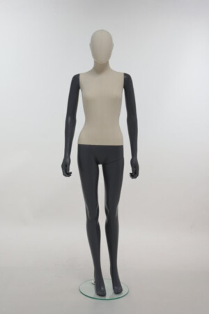 manichino donna antracite rivestito lino SFH1 CLT