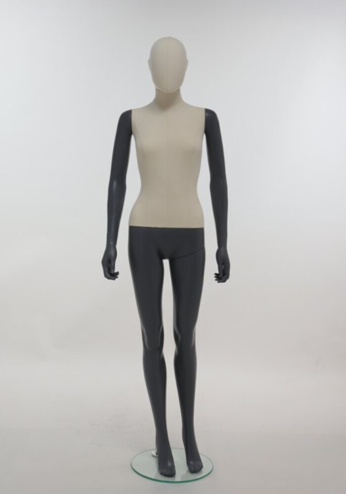 manichino donna antracite rivestito lino SFH1 CLT