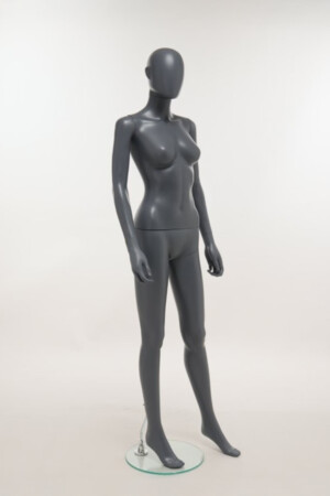 manichino donna plastica antracite SFH1 MG laterale
