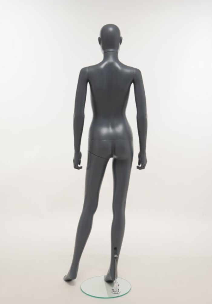 manichino donna plastica antracite SFH1 MG retro