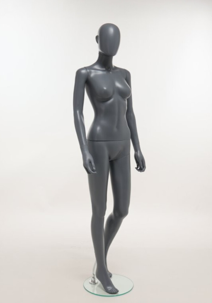 manichino donna plastica antracite SFH2 MG laterale