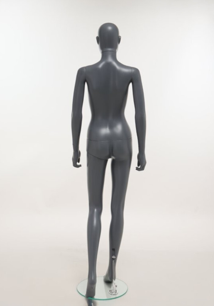 manichino donna plastica antracite SFH2 MG retro