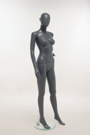 manichino donna plastica antracite SFH20 MG laterale