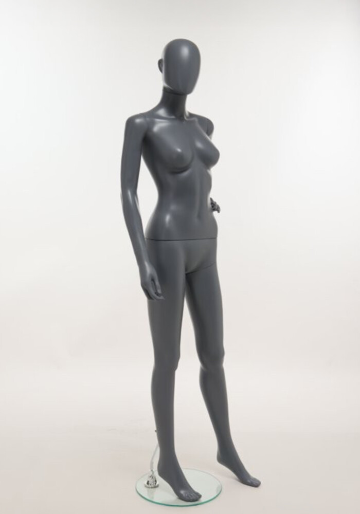 manichino donna plastica antracite SFH20 MG laterale