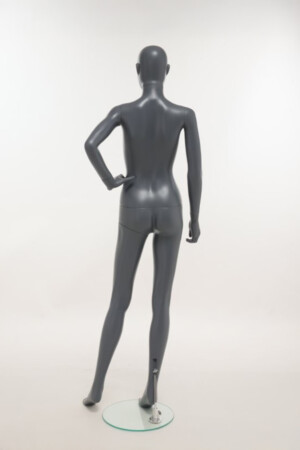 manichino donna plastica antracite SFH20 MG retro