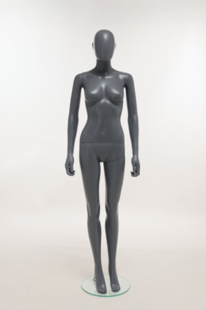 manichino donna plastica antracite SFH6 MG fronte