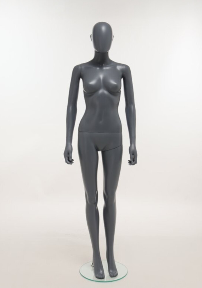 manichino donna plastica antracite SFH6 MG fronte