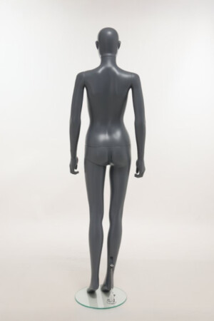 manichino donna plastica antracite SFH6 MG retro