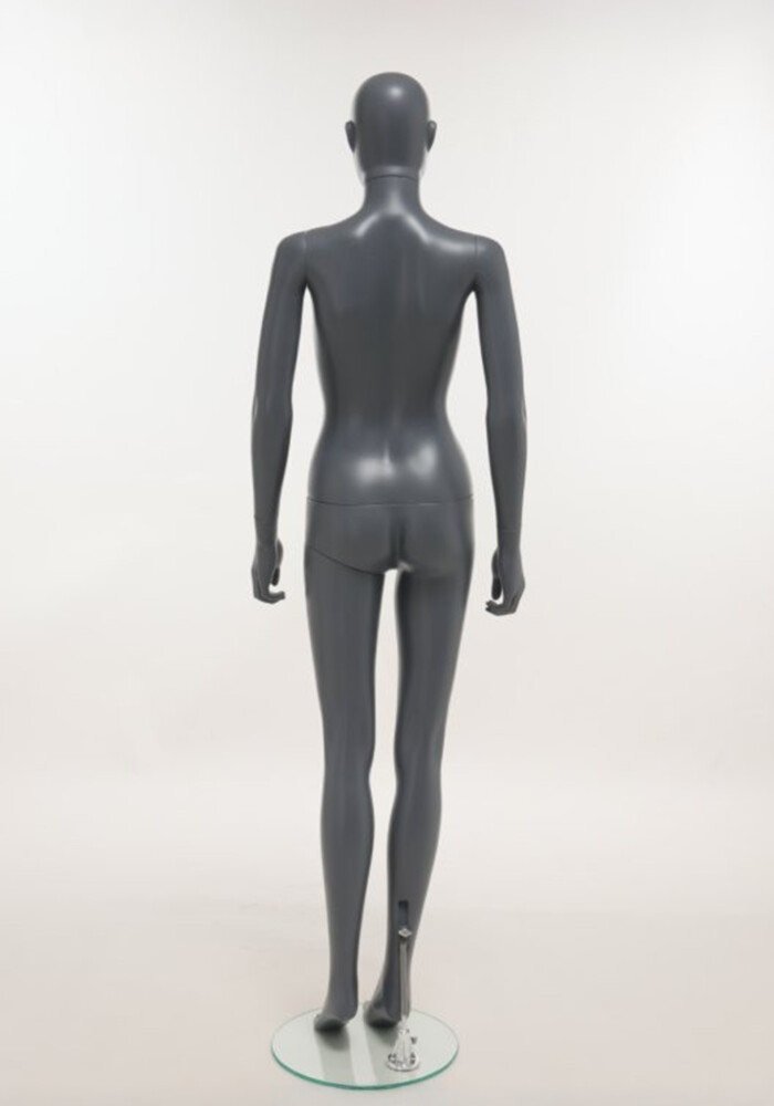 manichino donna plastica antracite SFH6 MG retro