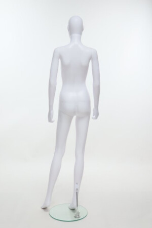 manichino donna plastica bianco SFH1 MW retro