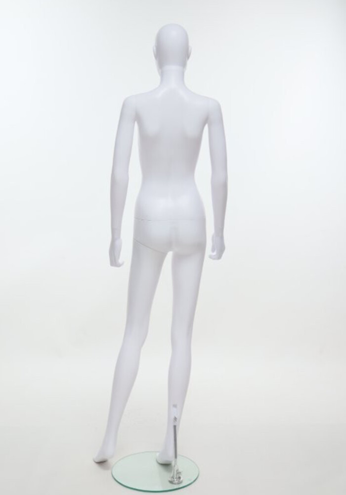 manichino donna plastica bianco SFH1 MW retro