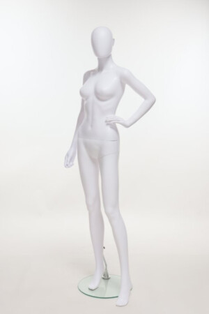 manichino donna plastica bianco SFH20 MW laterale