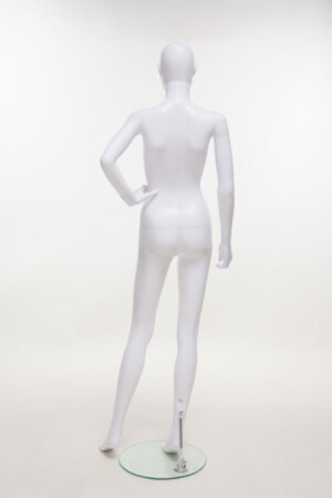 manichino donna plastica bianco SFH20 MW retro