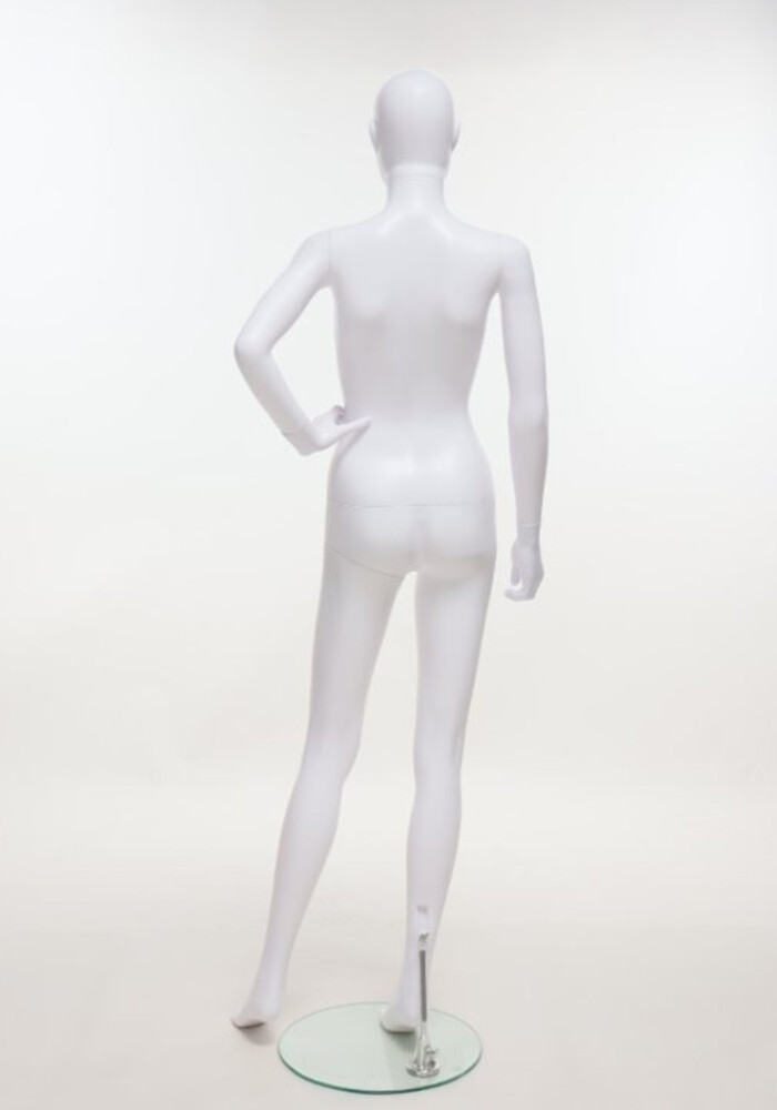 manichino donna plastica bianco SFH20 MW retro