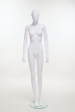 manichino donna plastica bianco SFH6 MW fronte