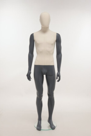 manichino uomo antracite rivestito lino SMH1 CLT fronte