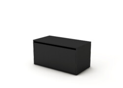cassettiera rainbow RBWSP8 T nero opaco 90cm