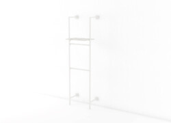 sistema a parete mensole RBWSP60 bianco marmo bianco
